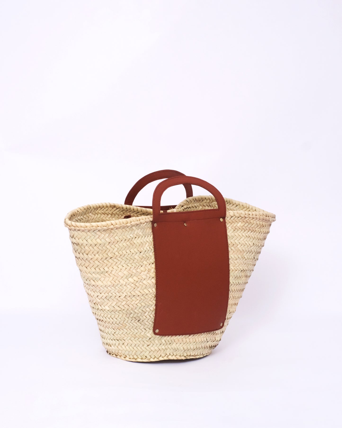 handmade straw bag.
