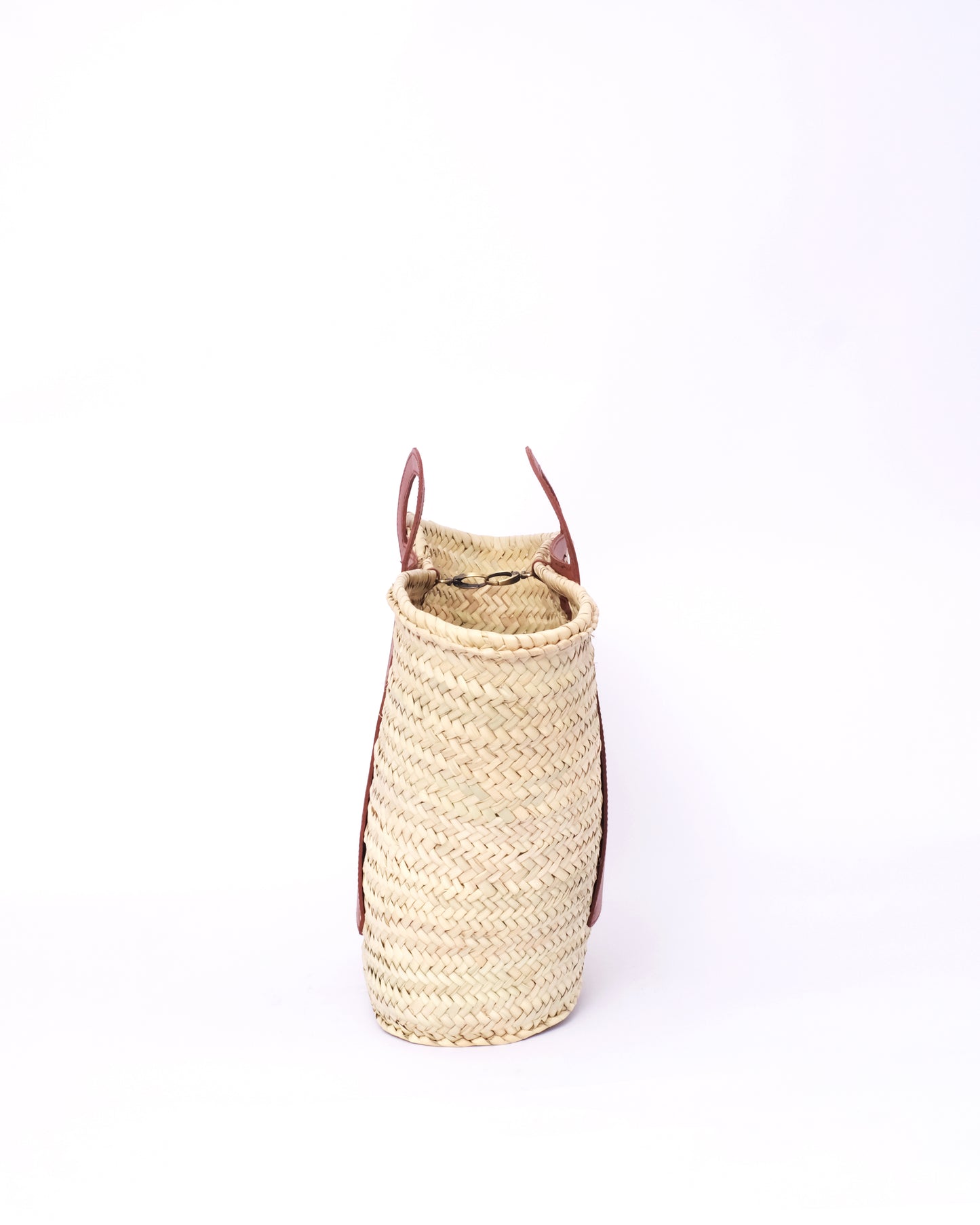 handmade straw bag.