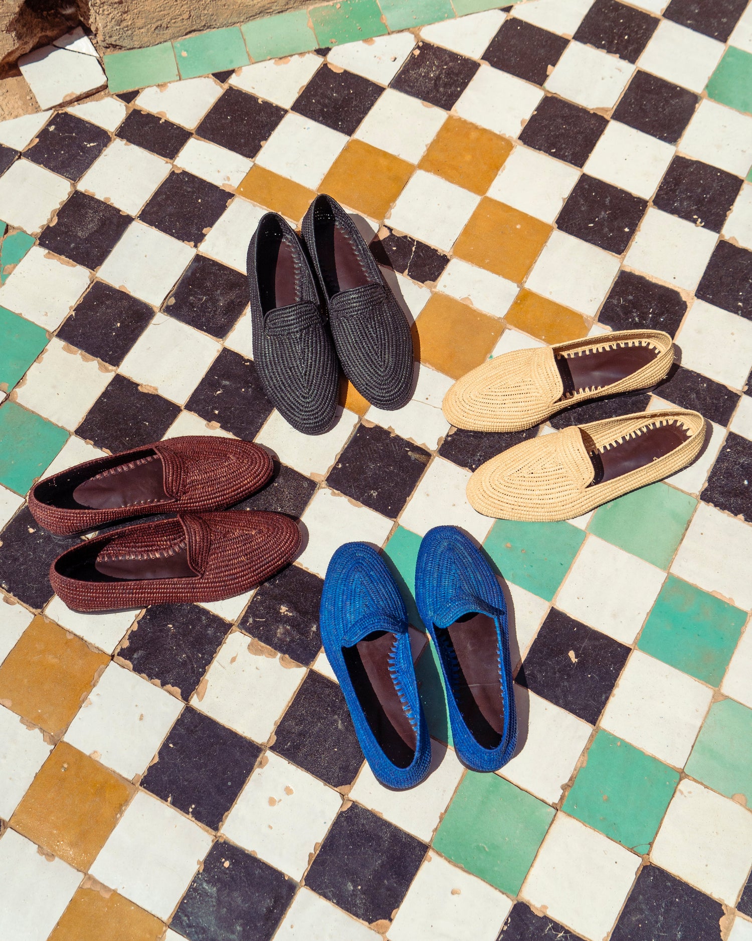 Raffia Loafers